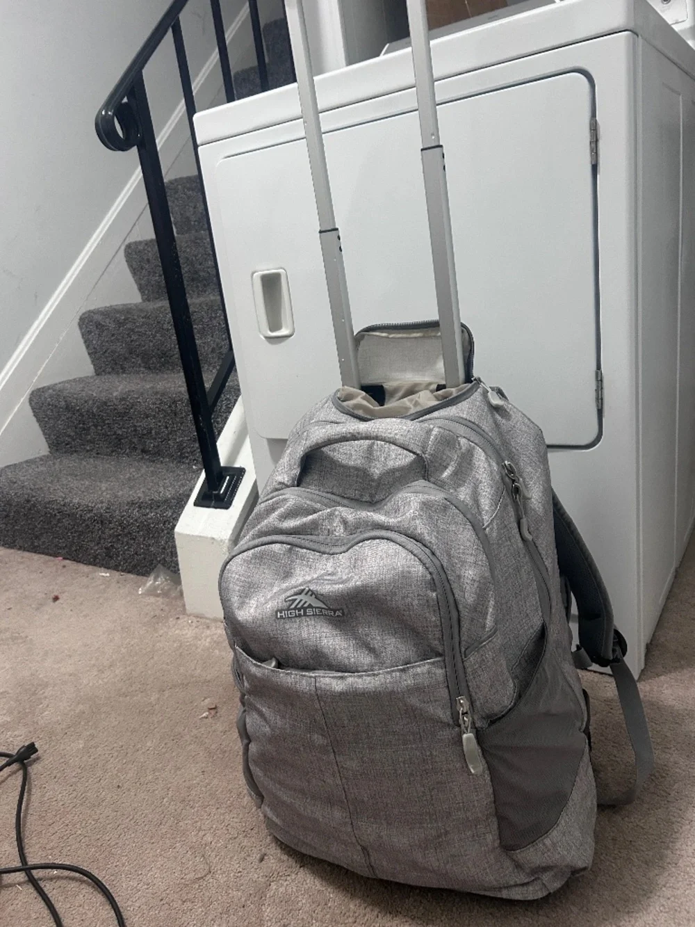 High Sierra Powerglide Pro Backpack, Silver Heather